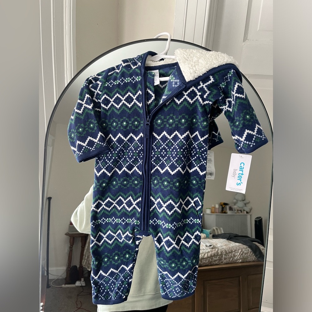 Carter's NWT Aztec Fleece Footie